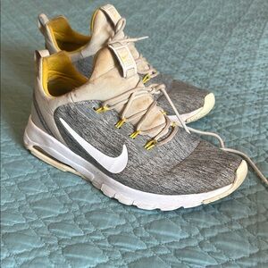 Nike Gray and Yellow Athletic Shoes